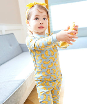 Sweet Banana Blue PJ's: 10Y