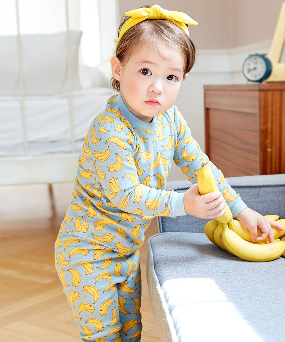 Sweet Banana Blue PJ's: 10Y
