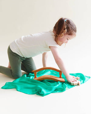Mini Playsilks : Turquoise
