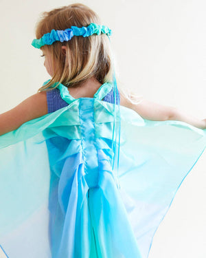 Mermaid Headband - Silk Garland for Dress Up & Pretend Play