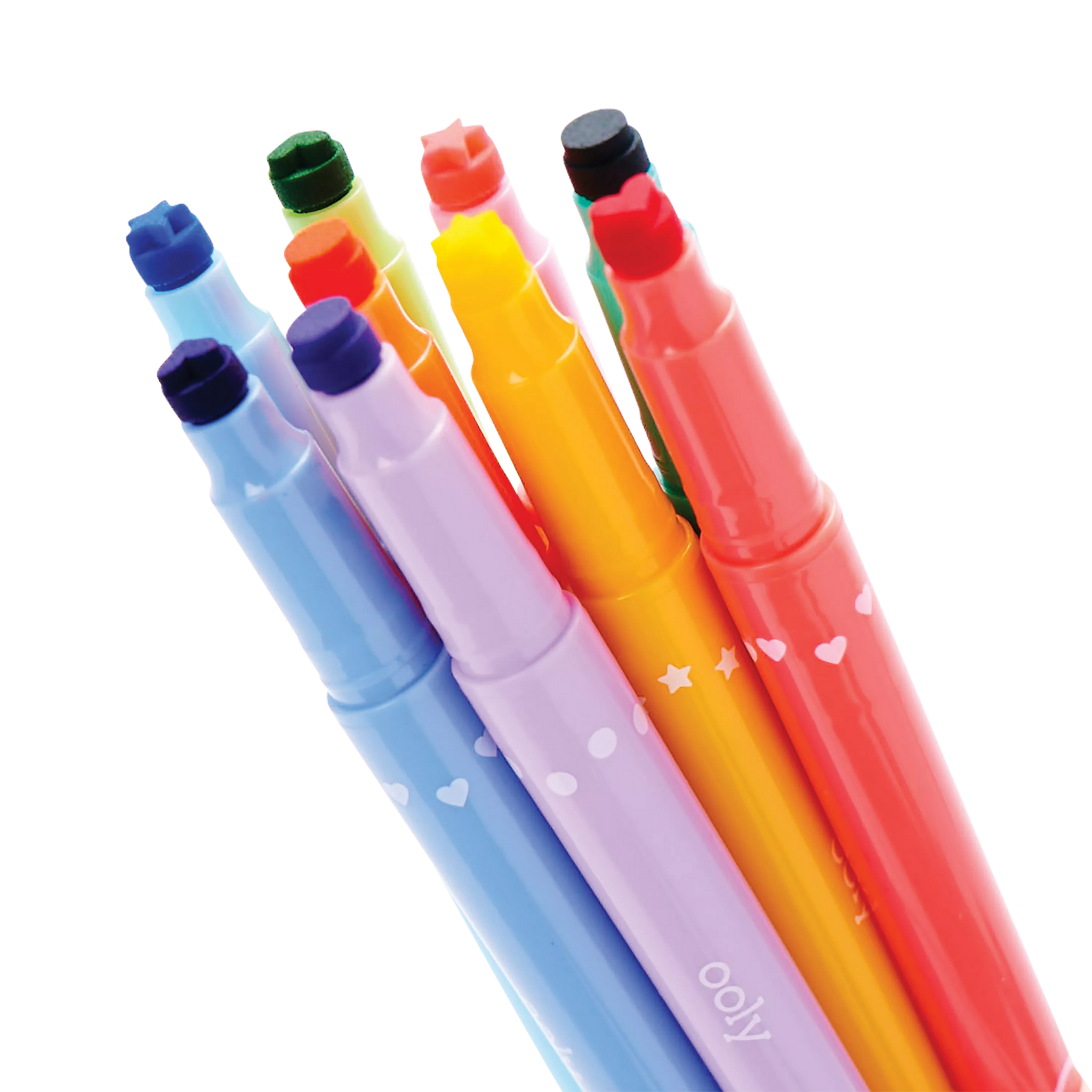Ooly Confetti Stamp - 9 Double ended markers