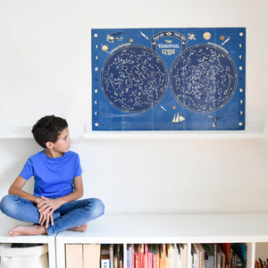 Discovery Poster- Skymap Glow in the Dark- POppik