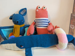 Large Crochet Animals by Deborah Nadeau