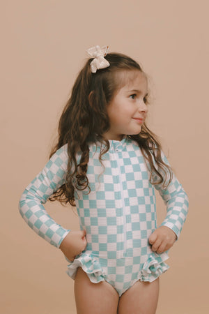 Honeysuckle - Ruffle Rashguard